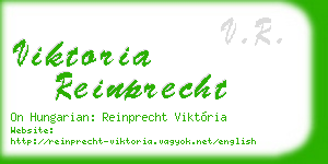 viktoria reinprecht business card